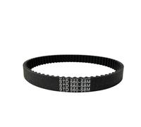 Drive Belt For Sur Ron Light Bee X First-class Segway Dirt E Bike X260Scooter HTD 8M 560 16mm Electric Dirt Bike Drive Belts ATV Belt(Black 2PC)