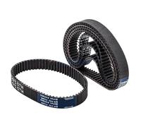 Drive Belt HTD 3*M Timing Belt Perimeter Lp=195 198 201 204 207 210 213 216 219 222 225 228 231mm Rubber Closed Loop Belt Width 6/10/15/20mm Transfer Belt(204-68 Teeth,5pcs,Width 15mm)