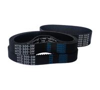 Drive Belt HTD Timing Belt C=276 279 282 285 288 291 294 297 300 303 Width 6/9/10/12/15/20mm Rubbe Closed Loop Synchronous Pitch 3mm Transfer Belt(3M 303(Teeth101),10mm)