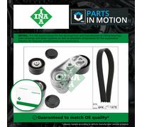 Multi-ribbed V-belt kit 529 0211 10 INA for BMW X5 6 Convertible 6 Coupe 5 X6 7