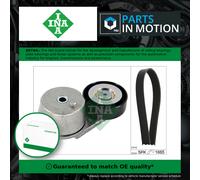 Drive Belt Kit fits VAUXHALL VIVA C16 1.0 15 to 19 Set INA 12638689 12656315 New