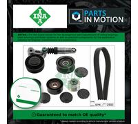 Drive Belt Kit fits AUDI A5 8F, 8T3, 8TA 3.0D 07 to 12 Set INA 0125130707 New