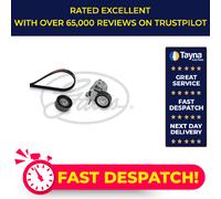 GATES K296PK1660 V-Ribbed Belt Set Fits BMW 1 Series 2 Series 3 Series 4 Series