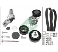 Drive Belt Kit fits BMW 530 E39 3.0 02 to 03 Set INA 1437475 1722789 1437929 New