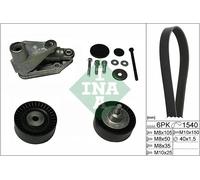 Drive Belt Kit fits BMW 530 E60 3.0 01 to 05 Set INA 1437475 1726343 1437929 New