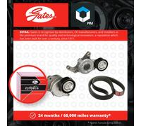 Gates Micro-V Stop Start Belt Kit fits Peugeot EXPERT BlueHDi 120 - 2.0 - 16- K0