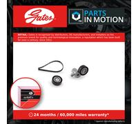 Drive Belt Kit fits FORD C-MAX Mk2 1.0 12 to 19 Set Gates Top Quality Guaranteed