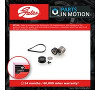 GATES K016PK1345XS V-Ribbed Belt Set