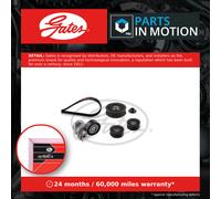 GATES K166PK2260 V-Ribbed Belt Set