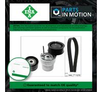 Drive Belt Kit fits SMART FORTWO 9 2014 on M281.910 Set INA 117507306R Quality