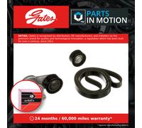 Drive Belt Kit fits VAUXHALL ZAFIRA C 1.6D 13 to 18 B16DTH Set Gates Quality New