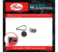Multi-ribbed V-belt kit K096PK1693 GATES for VW SKODA AUDI SEAT