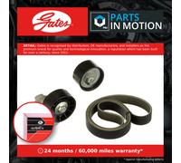 Drive Belt Kit K017PK1236 Gates Set 788423285 7PK1236 T36863 T39138 Quality New