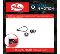 Drive Belt Kit K017PK2418 Gates Set 788421299 7PK2418 T36123 T38346 Quality New