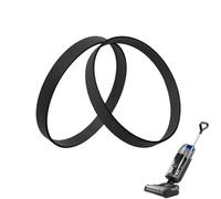 Drive Belt Replacement for Hoover 91LA1702-81 Breeze Evo Vacuum, Pack of 2 | Rubber Material, Spare Parts Set; Diameter 18.9cm, Width 13.3cm, Thickness 1.5cm, Suits Household Upkeep (Black)