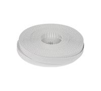 Drive Belt T5 PU Open Belt Color: White/Green/Black Width: 10/15/20/25/30mm Polyurethane Timing Belts(Black,25Meter,20mm)