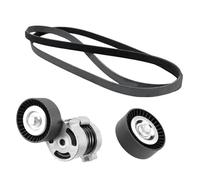Drive Belt Tensioner Assembly For BMW E87 120i E46 E90 E91 316i 318i 320i For X1 E84 N42 N46 Belt Pulley Tensioner Kit Drive Belt Idler Pulley 11287524267 11281440378