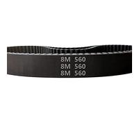 Drive Belt,Transmission Belt 8M 560 16mm Timing belt length 560mm width pitch 8mm teeth 70 Rubber HTD8M S8M belts(10pcs)
