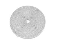 Drive Belts 5/10/50M GT2-6/10mm Open Timing Belt 2GT For Aramid Fiber Rubber/PU With Steel Core Gt2 Cutting Length For 3D Printer Transmission Belt(PU White,5 Meters-W6mm)