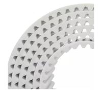 Drive Belts White Polyurethane PU For STD5M Tooth Transmission Conveyor For STS S5M Timing Belt Open Ended With Steel Cord For CNC Machine Motor Transmission Belt(50meter,40mm)