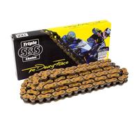 Drive Chain Suitable For Sur Ron LBX Light Bee E-Bike Electric Bike (1, Gold, 112 (58T))
