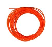 Drive Clutch Belt 1 Meter Orange Polyurethane Conveyor Belts PU Round Drive Belt Meltable Cord Diameter 2mm 3mm 4mm 5mm 6mm 7mm 8mm 10mm 12mm 15mm(2mm,5M)