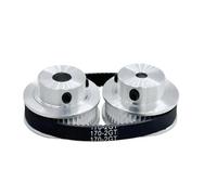 Drive Clutch Belt 2GT Timing Belt Pulley 48+ Teeth 1:1 Deceleration And Speed Customized Set Width 6mm Optional 3D Printer Part Drive Belts(10mm,2GT-400-6MM_6MM)