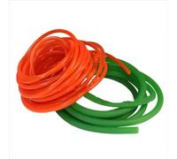 Drive Clutch Belt Polyurethane Drive Belting PU Belts Conveyor Strip Round Dia 2mm-12mm Red/Green(Red,5M_10MM)
