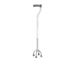 Drive Devilbiss Aluminium Height Adjustable Quad Cane Walking Aid - Small Base, 14 cm X 14 cm
