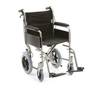 Devilbiss Healthcare Transit Folding Wheelchair Enigma Aluminim 18 Inch Seat Width