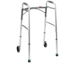 Drive Devilbiss Folding Lightweight Aluminium Walking Frame with Wheels