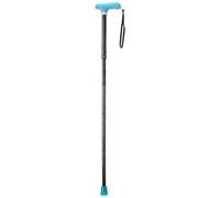 Drive Devilbiss Glow and Go Folding Walking Stick with Silicone Grip in Tye Dye