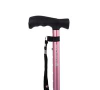 Drive Devilbiss HurryCane - Comfort Edition Walking Stick in Pastel Pink