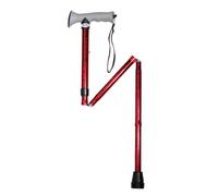 Drive Devilbiss Medical Walking Stick with Gel Grip - RED Crackle