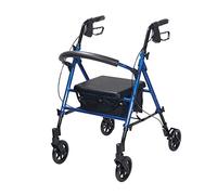 Drive Devilbiss R8 Blue Lightweight Aluminium Rollator with Height Adjustable Seat <7kg