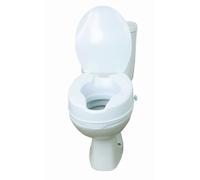 Drive Devilbiss Raised Toilet Seat with Lid, 4 Inch