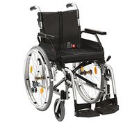 Drive DeVilbiss XS2 Aluminium Wheelchair - Medical Transport Wheelchair - Drive Lightweight Folding Wheelchair for Adults (18 Inch Self Propel W/Chair)