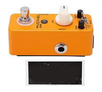 Drive Distortion Pedal Metal Mini, 3 Modes Switchable Yellow - Classic and High Gain Tones, Wide Gain Range, Efficient for Electric Guitar