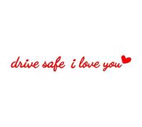 Drive I Love You Sticker Mirror Sticker Auto Stying Interior Sticker Decoration For Friend Girlfriend