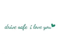Drive I Love You Sticker Mirror Sticker Auto Stying Interior Sticker For Friend Gift Decoration Girlfriend Family