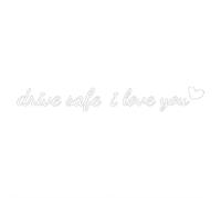 Drive I Love You Sticker Mirror Sticker Auto Stying Interior Sticker Gift Decoration For Friend Girlfriend Family