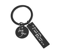 Drive I need you here with me keychain For Dad Husband Boyfriend,Stainless For Loves Gifts Steel keychain