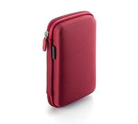 Drive Logic™ Portable EVA Hard Carrying Travel Case Pouch for 5-Inch GPS (Red)