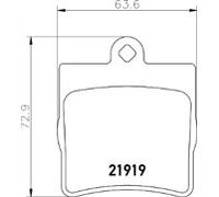 Drive Master DMP021 Rear Brake Pad Set