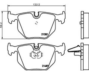Drive Master DMP030 Rear Brake Pad Set [ MINTEX MDB2004 ]