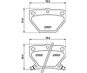 Drive Master DMP194 Rear Brake Pad Set [ Mintex MDB2014 ]