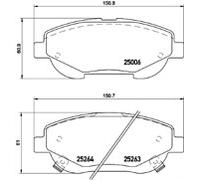 Drive Master DMP227 Front Brake Pad Set [ Mintex MDB3139 ]