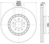 SAMKO V1002V Brake disc