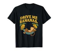 Drive Me Bananas Monkey Hammock Wild Graphic T-Shirt