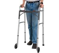 Drive Medical Adjustable Folding Walking Frame with Wheels